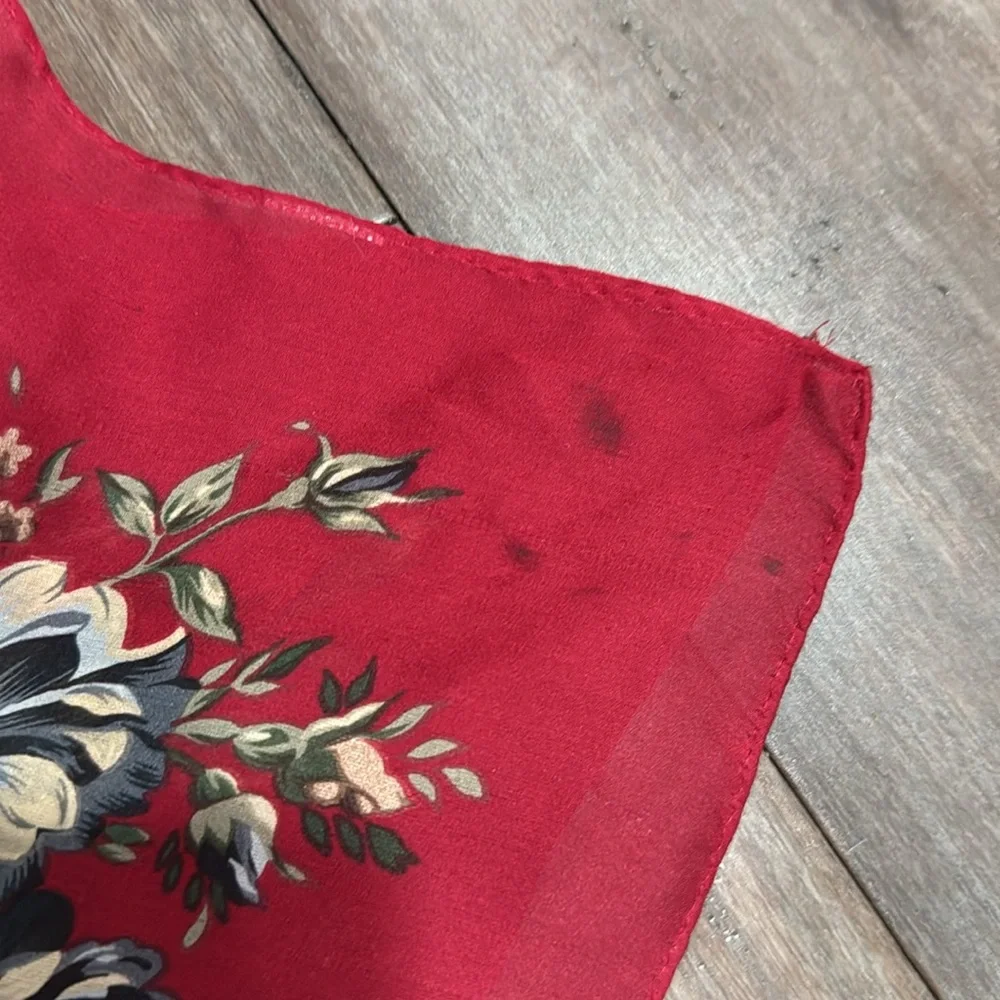 Laura Ashley chic crimson
